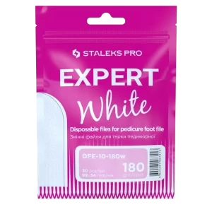 STALEKS Zamenski nastavci za pedikir (180) 30/1 WHITE