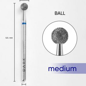 Nastavak za električnu turpiju dijamantski 4mm BALL (Plavi)